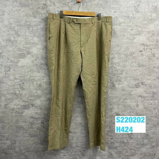 【中古】LAUREN RalphLauren ベージュ ジップフライ ツータック スラックスパンツ 春夏 薄手 36×30 実寸W36in RN90736 USA 海外輸入 古着 S220202-H424 【中古】LAUREN RalphLauren ベージュ ジップフライ ツータック スラックスパンツ 春夏 薄手 36×30 実寸W36in RN90736 USA 海外輸入 古着 S220202-H424