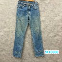 【中古】OLDAXE ブルー REGULAR FIT ジップフライ デニムジーンズパンツ 31-34 実寸W29in 23AS01 USA 海外輸入 古着 SK...