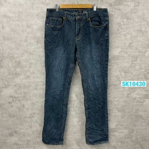 【中古】FOREVER21 ブルー Slim/Mince ジップフライ デニムジーンズパンツ W34L32 実寸W34in 00050744 USA 海外輸入 古着 SK10430 【中古】FOREVER21 ブルー Slim/Mince ジップフライ デニムジーンズパンツ W34L32 実寸W34in 00050744 USA 海外輸入 古着 SK10430