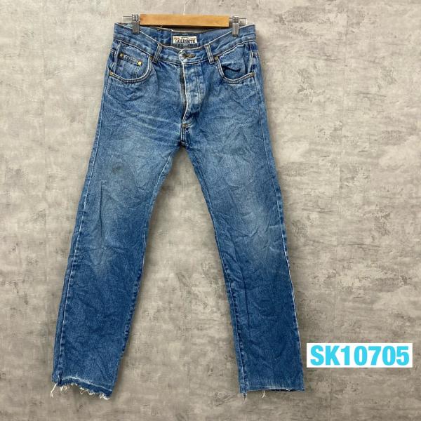 【中古】GOLDSMITH DENIM COMFORT ライトブルー ボタンフライ デニムジーンズパンツ 実寸W30in USA 海外輸入古着 SK10705