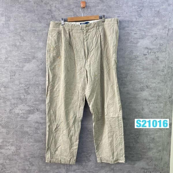 yÁzPOLO CHINO by Ralph Lauren c[^bN x[W `mpc |`m 42/34 W40in RN 41381 USA COA Ò S21016