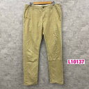 【中古】Levi's ベージュ ジップフライ チノ カラーパンツ W34L34 実寸W34in 白タブ 55688-0002 USA 海外輸入 古着 L10137