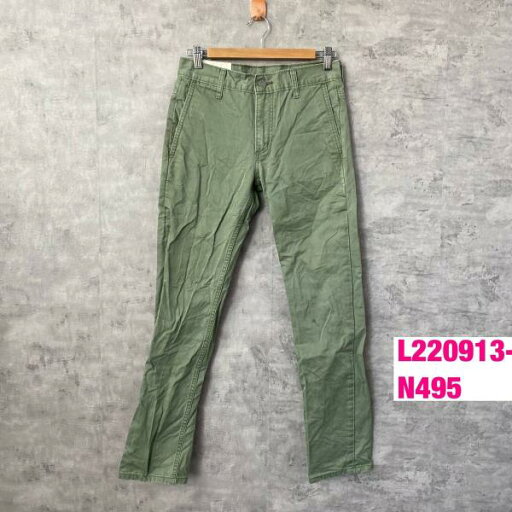 【中古】Levi's カーキ ジップフライ チノ カラーパンツ 白タブ W28L30 実寸W28in 13151-0008 USA 海外輸入 古着 L220913-N495 【中古】Levi's カーキ ジップフライ チノ カラーパンツ 白タブ W28L30 実寸W28in 13151-0008 USA 海外輸入 古着 L220913-N495