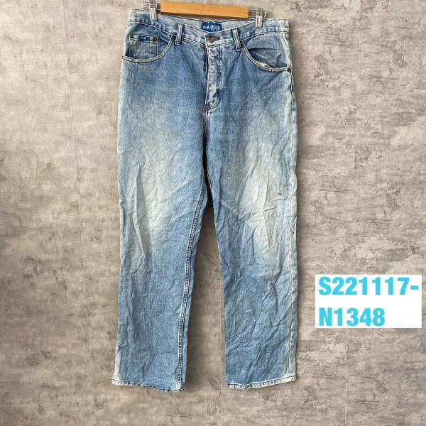 【中古】K&M JEANS ライトブルー ジップフライ デニムジーンズパンツ 34 実寸W34in USA 海外輸入 古着 S221117-N1348