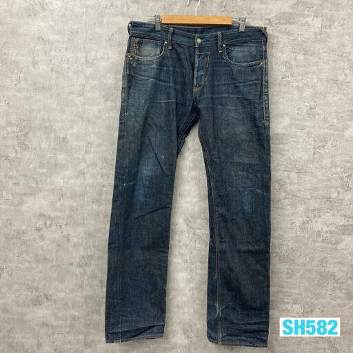 【中古】JAPAN RAGS インディゴブルー ボタンフライ デニムジーンズパンツ T33 実寸W36in 611 MONK USA 海外輸入 古着 S220312-H582 【中古】JAPAN RAGS インディゴブルー ボタンフライ デニムジーンズパンツ T33 実寸W36in 611 MONK USA 海外輸入 古着 S220312-H582