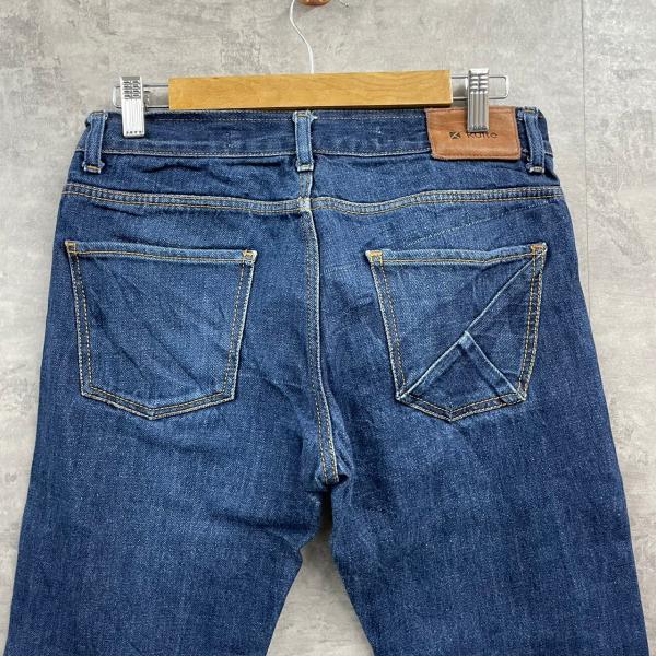 【中古】kulte ブルー ボタンフライ デニムジーンズパンツ 30 実寸W30in USA 海外輸入 古着 S220417-N581