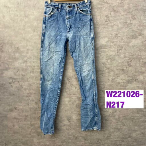 【中古】Wrangler ブルー ジップフライ デニムジーンズパンツ 30×38 実寸W30in 936GBK USA 海外輸入 古着 W221026-N217 【中古】Wrangler ブルー ジップフライ デニムジーンズパンツ 30×38 実寸W30in 936GBK USA 海外輸入 古着 W221026-N217