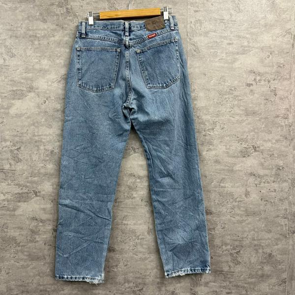 【中古】Wrangler ライトブルー ジップフライ デニムジーンズパンツ 32×30 実寸30in 96501DS USA 海外輸入 古着 W10002