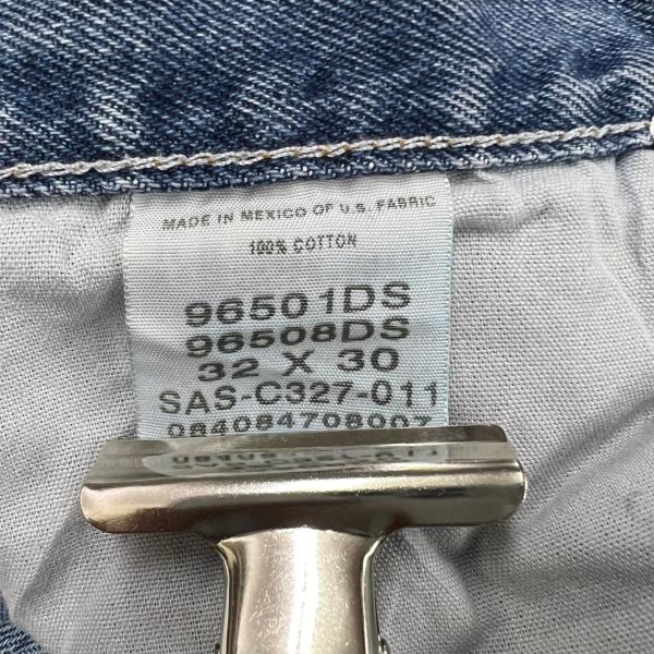 【中古】Wrangler ライトブルー ジップフライ デニムジーンズパンツ 32×30 実寸30in 96501DS USA 海外輸入 古着 W10002