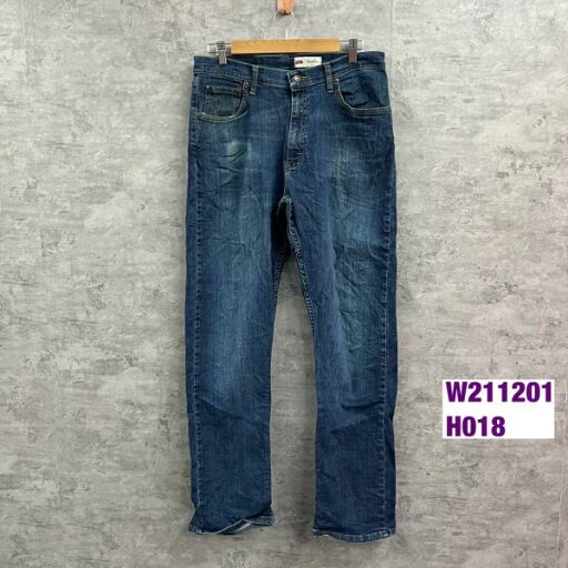 【中古】Wrangler ブルー ジップフライ ストレッチ リラックスデニムジーンズパンツ 32×32 実寸W32in 9TRLFMB USA 海外輸入 古着 W211201-H018 【中古】Wrangler ブルー ジップフライ ストレッチ リラックスデニムジーンズパンツ 32×32 実寸W32in 9TRLFMB USA 海外輸入 古着 W211201-H018