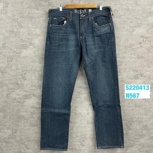 yÁzGUESS JEANS u[ WbvtC Xg[g fjW[Ypc 34~32 W35in RN62136 USA COA Ò S220413-N567