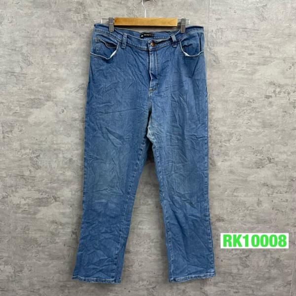 【中古】Lee ブルー RELAXED FIT ジップフライ デニムジーンズパンツ 12SHORT 実寸W33in 3051893 USA 海外輸入 古着 RK10008