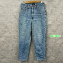 【中古】Lee GIRLS ライトブルー ジップフライ デニムジーンズパンツ レディース 32-31 実寸W30in 黒タグ 11469-41 USA 海外輸入...