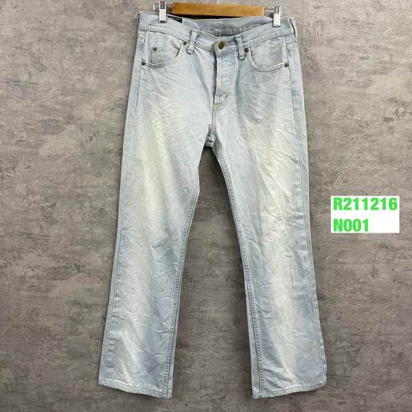 【中古】Lee USA製 ライトブルー ジップフライ デニムジーンズパンツ 10 MED 3055552 USA 海外輸入古着 R211216-N001