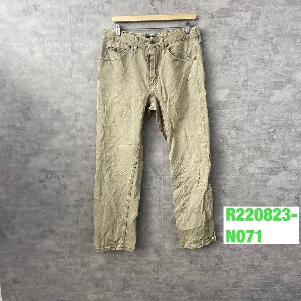 yÁzLee x[W J[L REGULAR FIT STRAIGHT LEG WbvtC fjW[Ypc 34~30 2008977 USA COA Ò R220823-N071