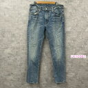 【中古】Levi's511TM ライトブルー ジップフライ デニムジーンズパンツ W36L32 実寸W33in 赤タブ 045111798 USA 海外輸入 古着 LK10367(4)