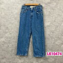 【中古】Levi's550TM ブルー リラックス ジップ デニムジーンズパンツ レディース W27L27 実寸W26in 赤タブ 403500214 USA ...