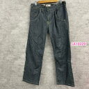 【中古】Levi's503 インディゴブルー ジップフライ ルーズ デニムジーンズパンツ W32L32 実寸W33in 赤タブ 布パッチ 345030008 USA 海外輸入 古着 LK10229