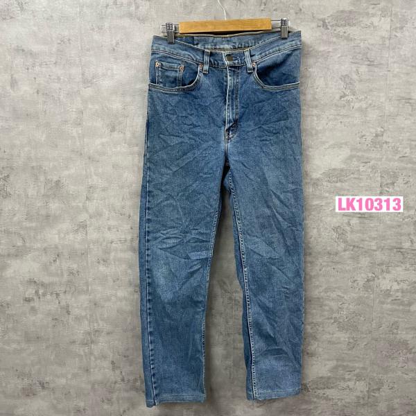 【中古】Levi's603 ブルー ジップフライ デニムジーンズパンツ 81R 実寸W28in 赤タブ 6039907 USA 海外輸入 古着 LK10313