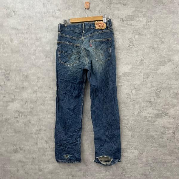 メンズ アメリカン ストリート レトロ ノスタルジック ウォッシュド スプラッシュ インク ダメージ ジーンズ ストレート レッグ フレア パンツ