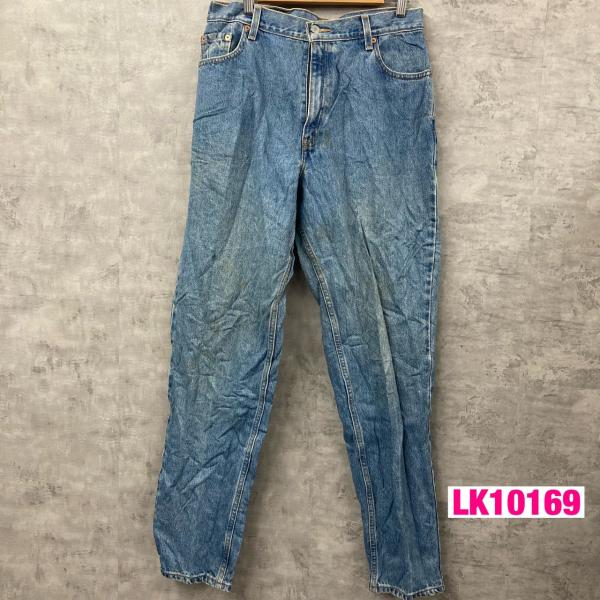 【中古】Levi's550TM ブルー ジップフライ リラックス デニムジーンズパンツ 14REG L 実W30in 赤タブ 15551-4892 USA 海外輸入 古着 LK10169