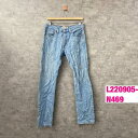 【中古】Levi's505 ライトブルー ジップフライ ストレ