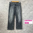 【中古】Levi's527TM ブラック ジップフライ ブーツカ