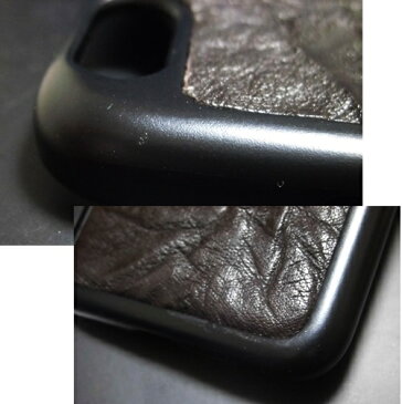 アウトレット mabba ドイツ製 iphone6sケース iphone6ケース 本革 レザー 起伏 Mr Crash iPhone 6 6s Hulle case オシャレ 黒 革製品 4.7インチ 波打つ凸凹 黒色 スマホケース おしゃれ かっこいい ハンドメイド 保護フィルムセット 海外ブランド