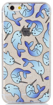 セール skinnydip iphone6sケース iphone6ケース スキニーディップ ロンドン ラメ入り イッカク IPHONE 6 6S NARWHAL CASE アイフォン シックス エス ケース カバー お洒落 クジラ くじら ハード スマホケース かわいい 透明 クリア 保護フィルムセット 海外ブランド