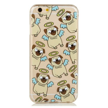 アウトレット skinnydip パグ柄の可愛いiphone6ケース iphone6sケース キュートなパグ柄のiphone6のケース スキニーディップ IPHONE GOOGLY PUG CASE アイフォンカバー かわいい パググッズ 保護フィルム付 海外 ブランド 動物柄