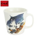 【にゃん屋】 島猫 マグカップ 雨宿り | 美濃焼 マグカップ マグ 結婚記念日 ギフト かわいい おしゃれ 誕生日 プレゼント 家族 お揃い 夫婦 陶器 カッ...