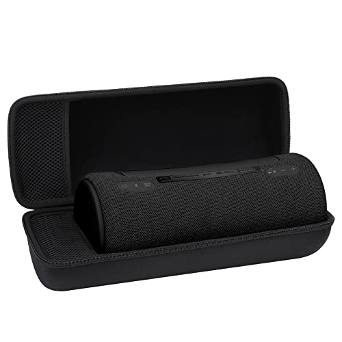 ソニー Sony SRS-XB43 Bluetooth ポータブルスピーカー 専用保護収納ケース-Aenllosi (ブラック)