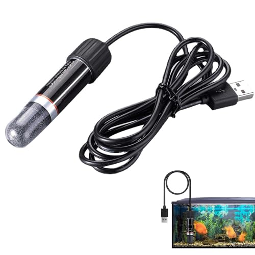 水槽 ヒーター 熱帯魚 ヒーター USB サーモスタット 水槽 ヒーター 小型 耐熱性、防蝕、作動す ...
