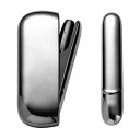 Vimili 電気鍍金アイコス 3 &アイコス 3 DUO用 ケース+ドアカバー セット IQOS3.0と3 DUO対応に使用できる(ブラック)