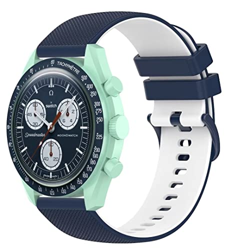 シリコン製腕時計バンド Omega x Swatch Sport用 交換用リストバンド ストラップブレスレット iPartson..