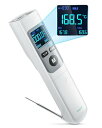 スティック&放射温度計2IN1 非接触温度計 -50℃〜550℃ 放射率調節 LCD大画面 キッチン温度計 -50℃~260℃ 油温 お肉 揚げ物 コーヒー 工...