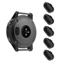 Miimall【黒色×5枚セット】GARMIN(ガーミン)防塵プラグ ForeAthlete 245 Approach S40 Approach S60 For...