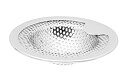 洗面台 排水口 ゴミ受け 洗面器用 パンチング ゴミ受け 3.5−4.5cm ヘアキャッチャー 持ち手付き 排水カゴ ヘアストッパー