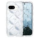 Google Pixe 9A ケース クリア ウェーブ 菱形バック ピクセル 9a うねうね ケース 透明TPU キラキラ 菱形 凸凹 アルミ箔シルバー 可愛い 韓国 人気 スマホケース Pixe9a 耐衝撃 超軽量 おしゃれ バンパー ストラップホール付き グーグル ピクセル 9a なみなみ カバー(クリ