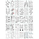 タトゥーシール 30枚セット 入れ墨シール タトゥー リアル ボディーシール 防水 長持ち 刺青シール フリーハンドインク タトゥー メ