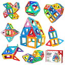 マグネットブロック 42pcs 磁気おもちゃ マグネットおもちゃ 磁石ブロック 子供 知育玩具 幼児 に 人気 の おもちゃ 女の子 おもちゃ