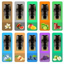 カートリッジ YOOZ互換 10風味 電子タバコ 柚子 zero 2 互換デバイス vape ベイプ POD加熱式タバコ 個別包装 10本入り (10風味)EC...