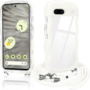 Google Pixel 7a ケース クリア ショルダー グーグル ピクセル7a スマホケース 透明 TPU カバー ストラップ付き 肩掛け 首掛け 紐付
