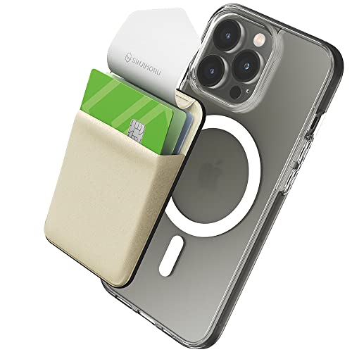 【滑り止めシリコンパッド追加】Magsafe対応 iPhoneカードケース、蓋付きマグネット携帯カードホルダー SUICA 定期入れ クレジットカ