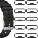 ガーミン用バンドループ Garmin交換用ベルトバックル ファスナーリング 内径 20mm 10個セット 交換用ファスナーリング ファスナーリ