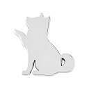 車 ステッカー 柴犬 エンブレム 犬 かわいい いぬ おしゃれ キャラクター 動物 外装 アクセサリー 3D 金属 カーステッカー 防水 バイ