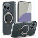Aquos Sense 9 SH-53E ケース SHG14 MagSafe対応 透明 金属リング付き アクオス Sense 9 クリア スマホケース タンド機能 ストラップ