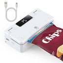 シーラー 家庭用 ヒートシーラー 小型 フードシーラー type-c充電式 3000mAh 5ギア 12cm バッグシーラー LEDディスプレ 背面マグネット カッター付き ハンディシーラー 予熱不要 操作簡単 ミニ 密封機 スナック お菓子 チップ 袋 小分け 食べかけ 卓上 シーラー コンパクト