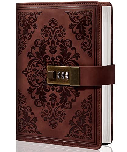 鍵付きノート アンティーク 鍵付き日記帳 北欧 詰め替え可能 日記帳 鍵付き おしゃれ b6 男の子 女の子 鍵付き日記 100gの厚い用紙