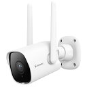 屋外防犯監視カメラ IP65防水 24時間常時録画 暗視撮影 2K/300万画素 2.4GWi-Fi ワイヤレス ネットワーク 双方向音声 遠隔操作 マイ